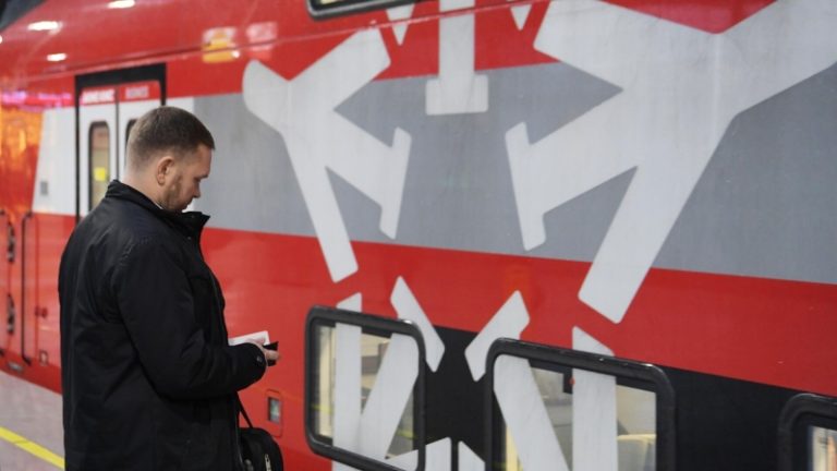 В «Аэроэкспрессе» рассказали о работе в снегопад